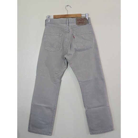 Levi's 501 Button Fly Jeans Men Size 30 X 29 Stone Gray WPL 423 Vintage Y2K - Picture 5 of 11